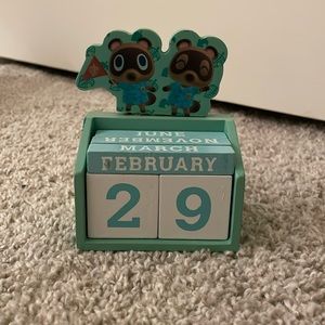 Animal Crossing Collectable Wooden Calendar